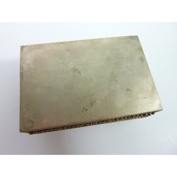 Vintage Old Tibet Nepal Filigree Inlay Tiger Eye - Picture 6 of 6